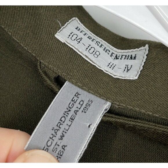 Gmund 1993 Osterreich Bundesheer Military Green Jacket Shirt M/L Schardinger - Picture 5 of 6